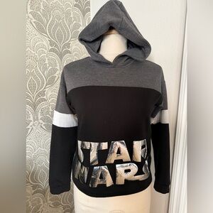 Star Wars Kids Black and Gray Hoodie Sweater